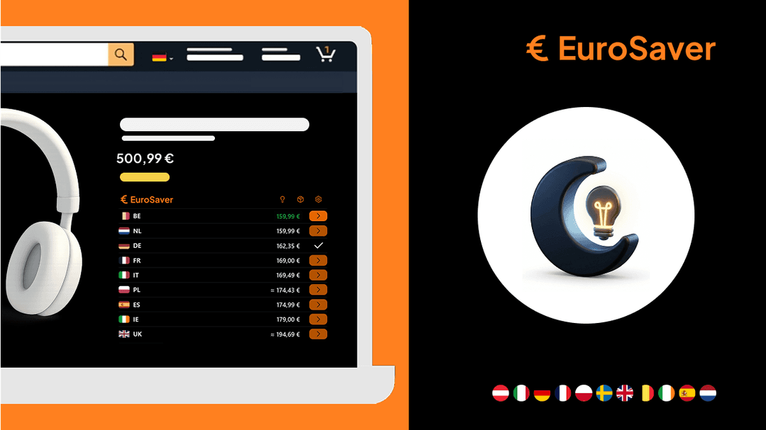 EuroSaver 1.4.6: Dark Mode, Currency Selection, Global Amazon Support & More Cover
