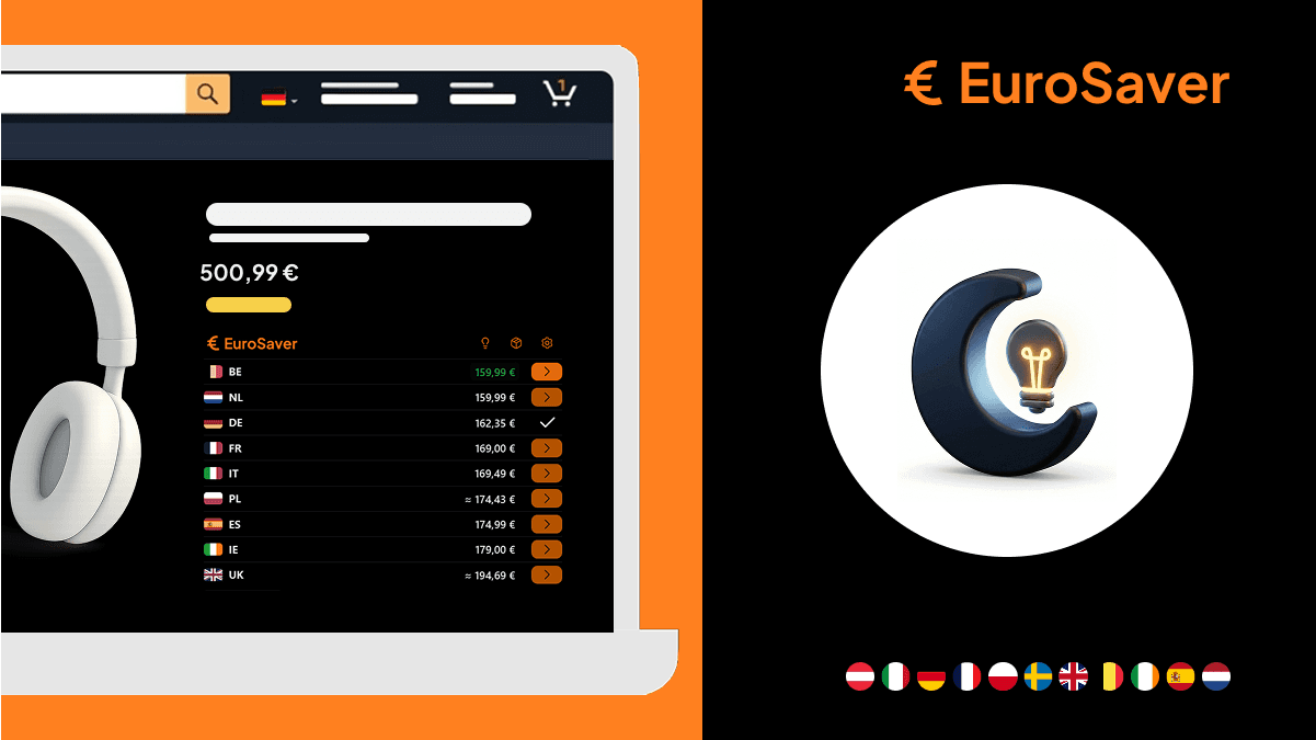 EuroSaver 1.4.6: Dark Mode, Currency Selection, Global Amazon Support & More Cover Image
